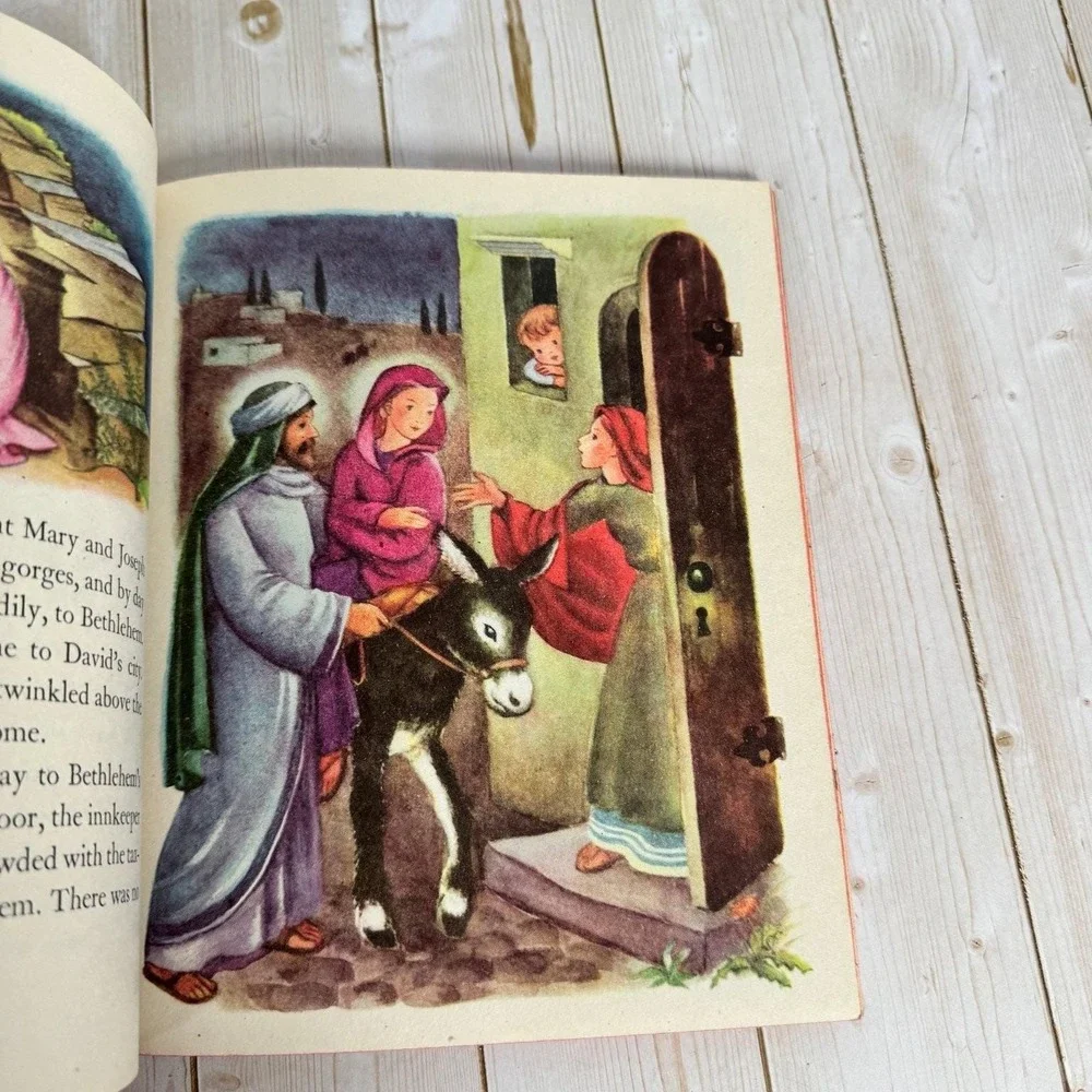 The Story of Jesus Beatrice Alexander 1946 Little Golden Book 2nd Printing Simon